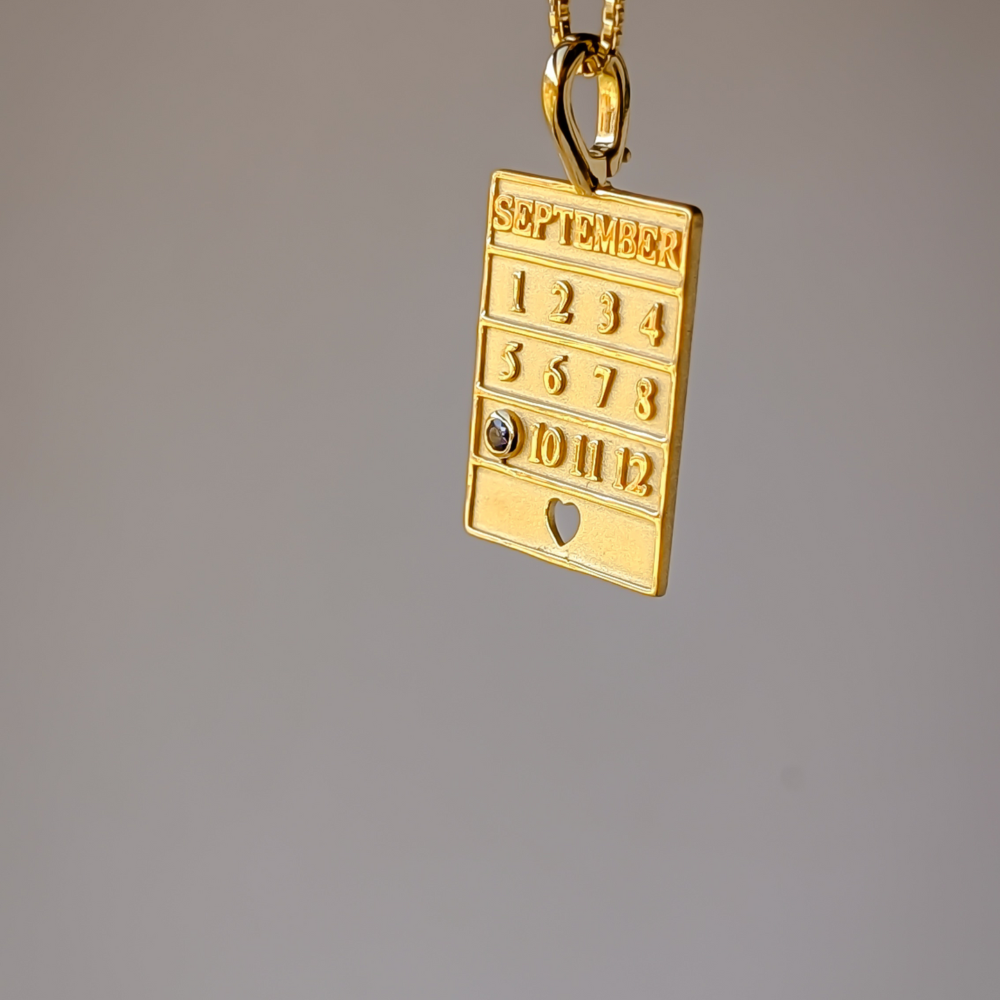 18k Gold Vermeil Birthstone Pendant Necklace