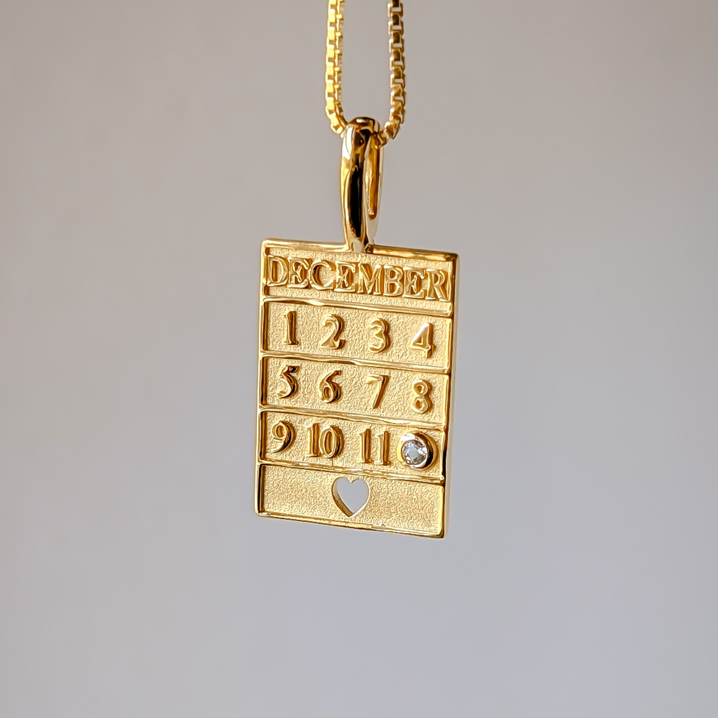 18k Gold Vermeil Birthstone Pendant Necklace