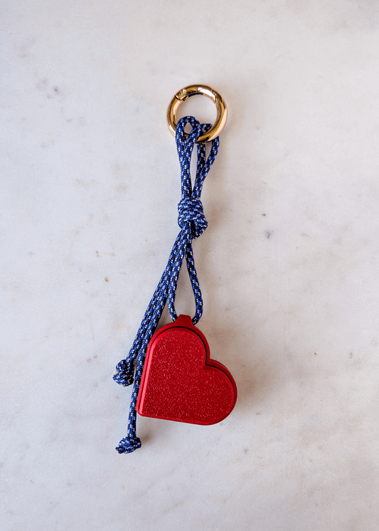 Sensory Bag Charm - Red Heart