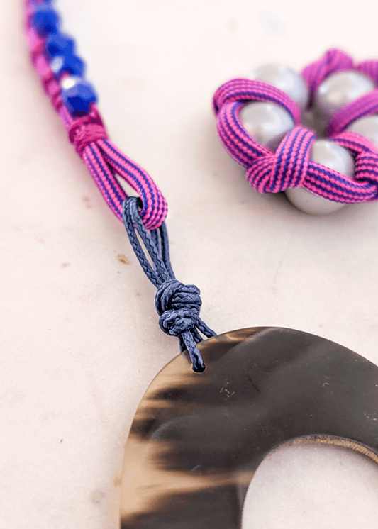 One Of a Kind Bag Charm - Heart - Blue