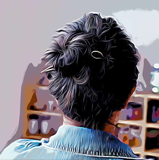 Pincho No.00 | Twins Hair pin |18k Gold Plated