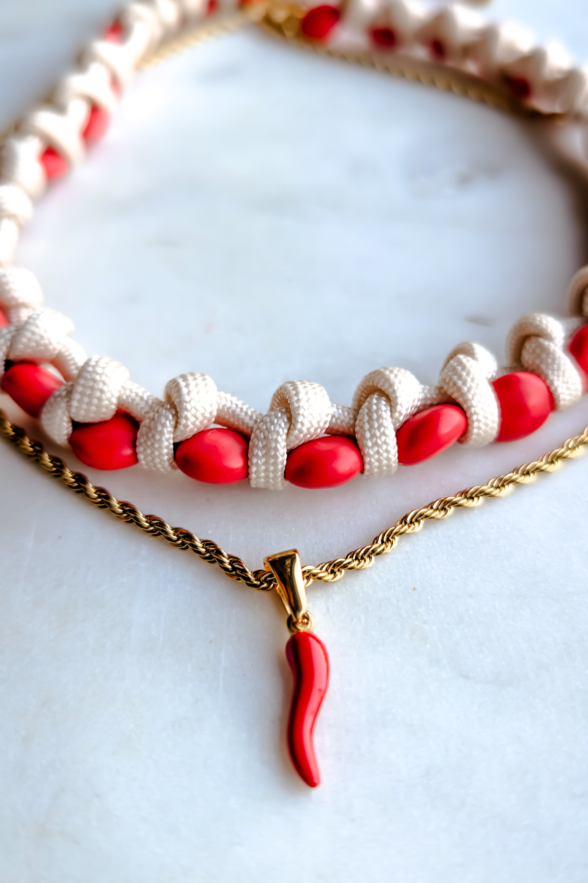 Gold Rope Waterproof Necklace Chain - Chilli Charm