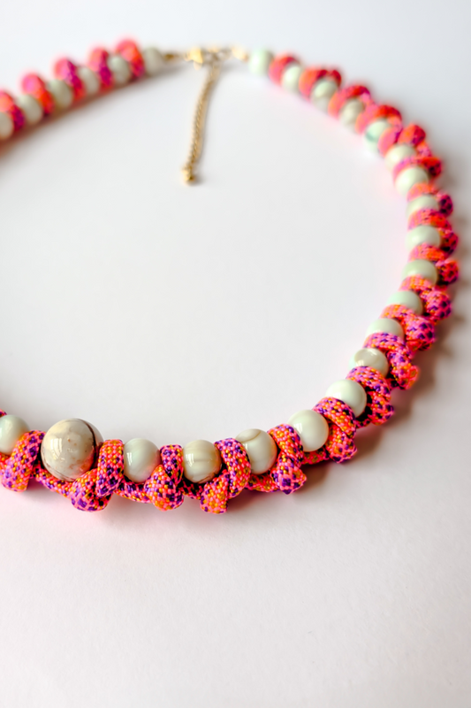 One of a Kind waterproof Necklace - Soft Blue