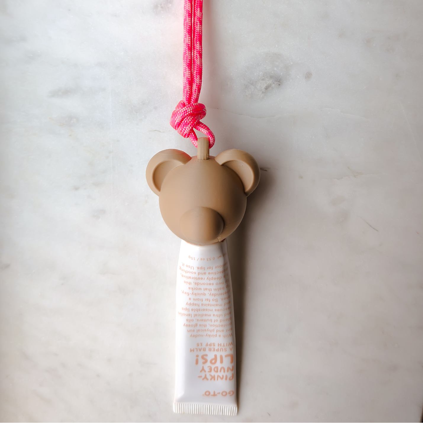 Lip Balm Helmet -Gummy Bear Nude