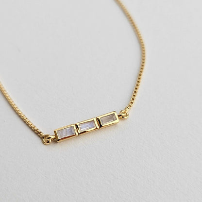 Initial A to Z Morse Code Bracelet 18K Gold Vermeil