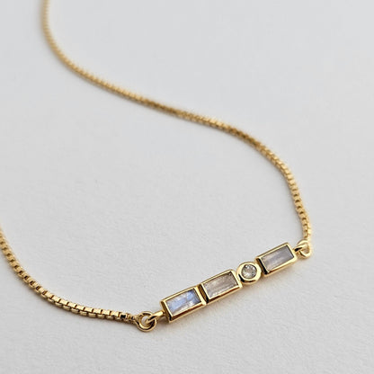 Initial A to Z Morse Code Bracelet 18K Gold Vermeil