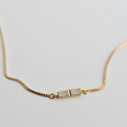 Initial A to Z Morse Code Bracelet 18K Gold Vermeil