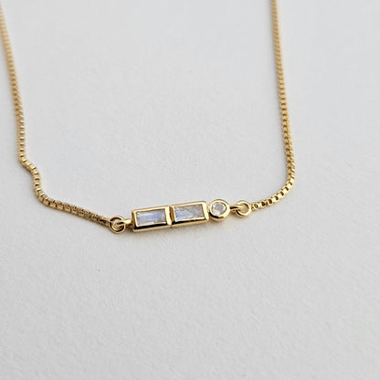 Initial A to Z Morse Code Bracelet 18K Gold Vermeil