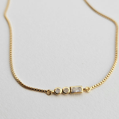 Initial A to Z Morse Code Bracelet 18K Gold Vermeil