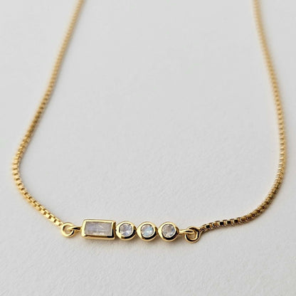 Initial A to Z Morse Code Bracelet 18K Gold Vermeil