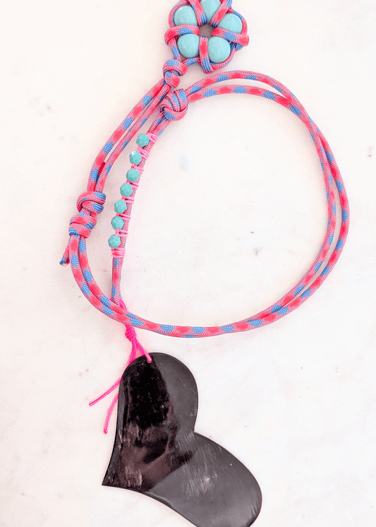 One Of a Kind  Bag Charm - Heart - Purple