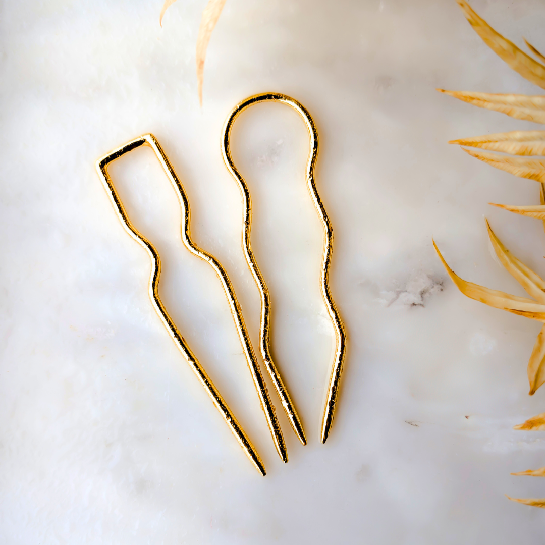 Pincho No.01 | Hair pin | 18k Gold Plated
