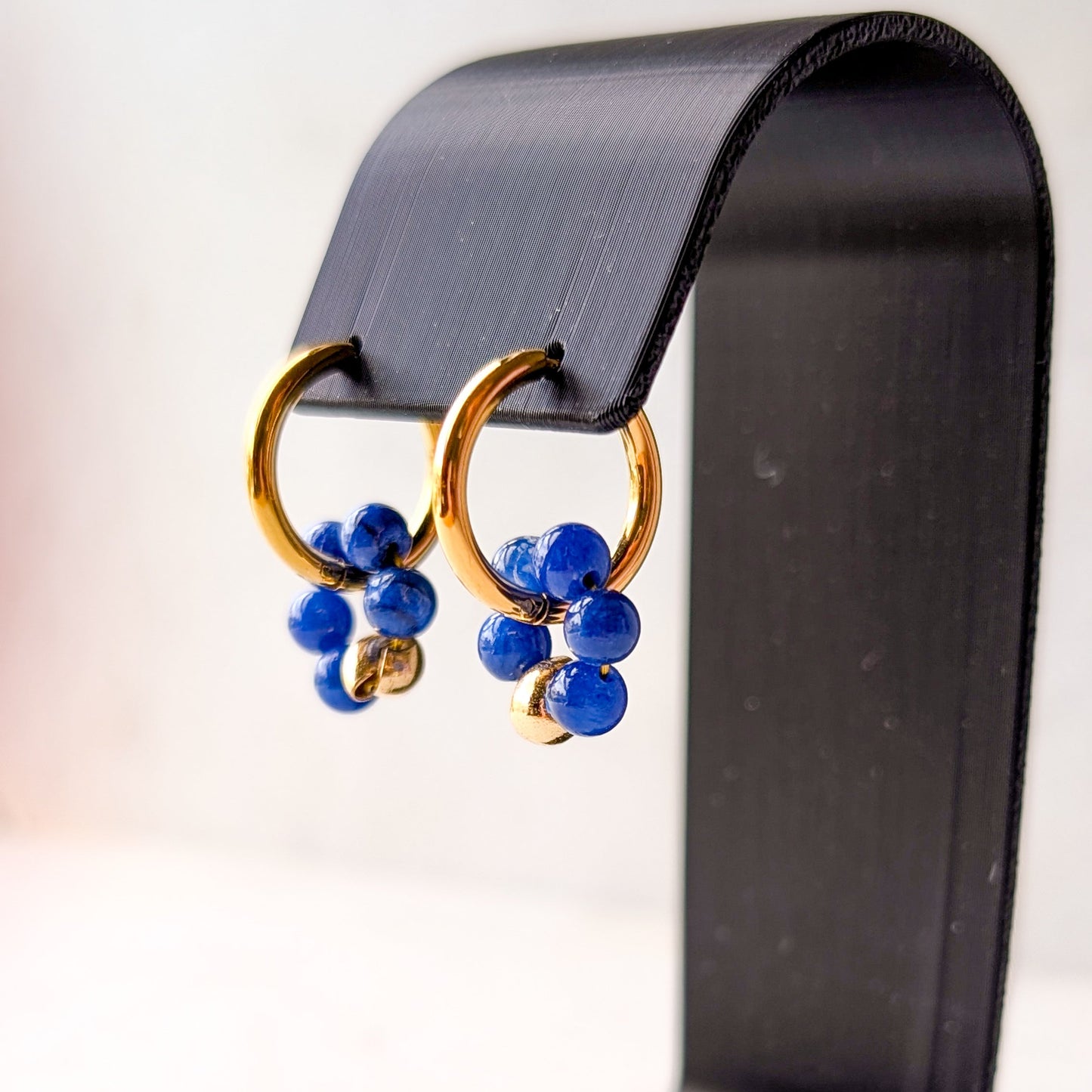 Mini Bloom  Gold Hoop Earrings – 18k Gold Plated | Waterproof