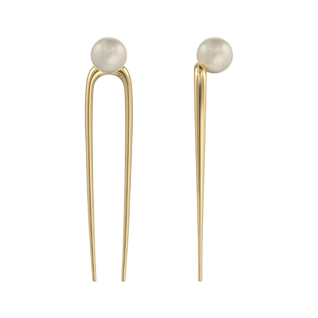 Pincho XL Pearl | Hair pin |  18k Gold Plated
