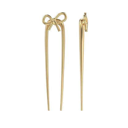Pincho XL Bow | Hair pin |  18k Gold Plated
