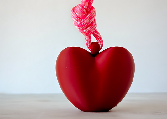 Lip Balm Helmet - Red Heart